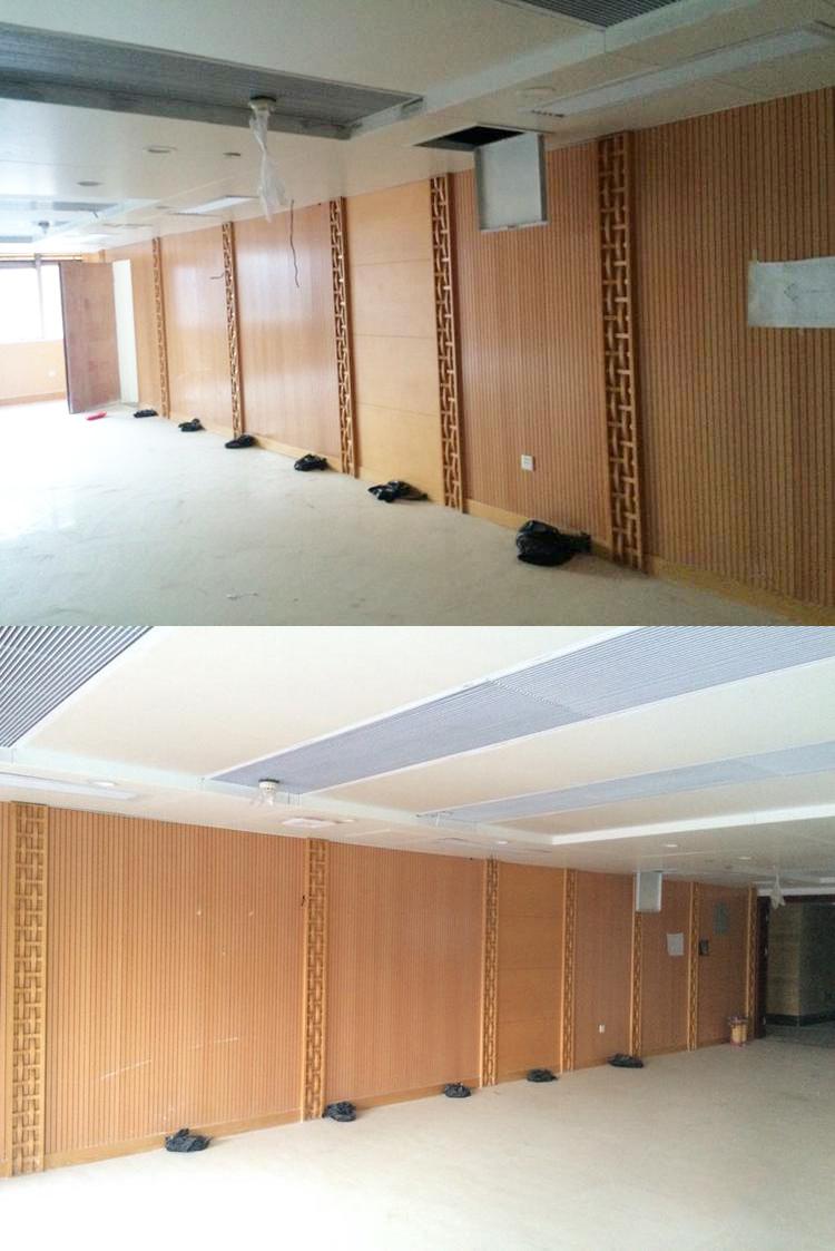 浙江金華會議室槽木吸音板聲學工程