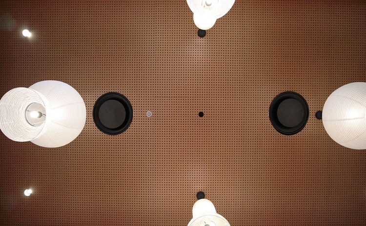 安徽宣城茶水間穿孔吸音板聲學工程-3