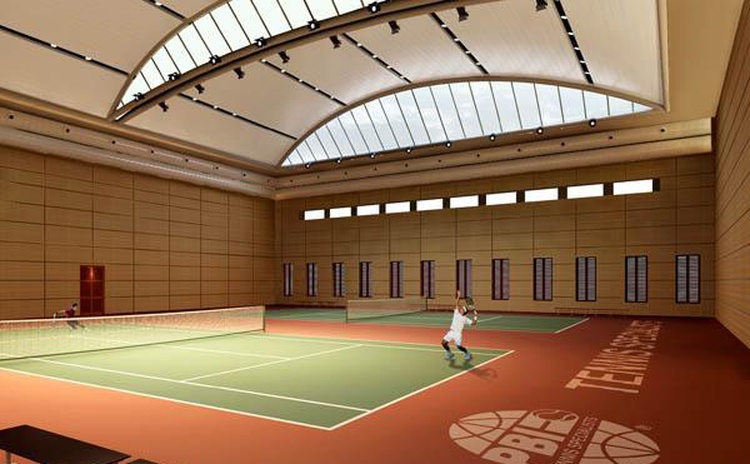 陜西安康網(wǎng)球館軟包吸音板聲學(xué)工程-1 陜西安康網(wǎng)球館軟包吸音板聲學(xué)工程-1