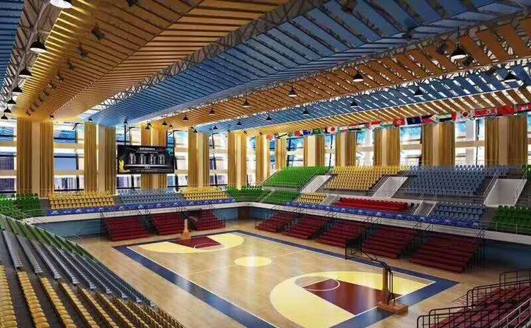 四川內(nèi)江體育館空間吸聲體聲學(xué)工程-1 四川內(nèi)江體育館空間吸聲體聲學(xué)工程-1