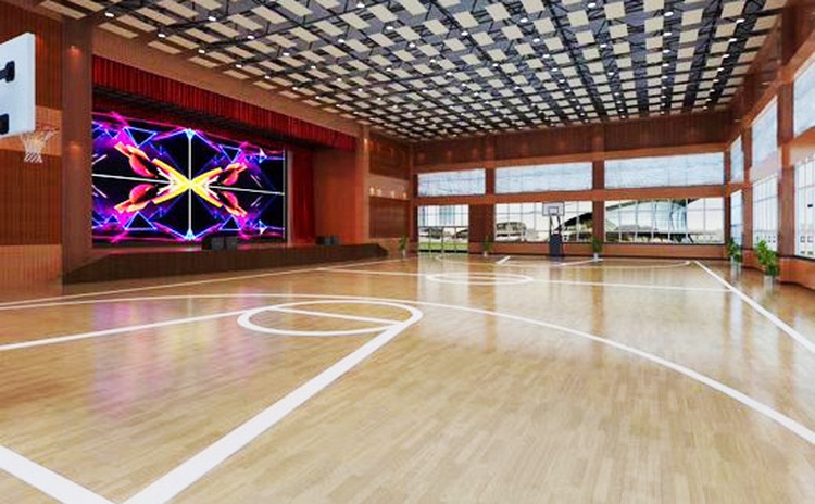 廣西來(lái)賓體育館室內(nèi)籃球館吸聲板聲學(xué)工程